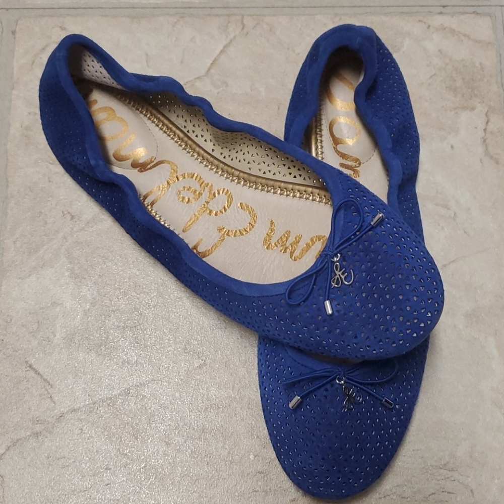 8.5W Sam Edelman Felicia 2 flats Indigo